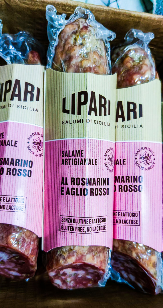 Salame al Rosmarino e Aglio Rosso - Salumi Lipari